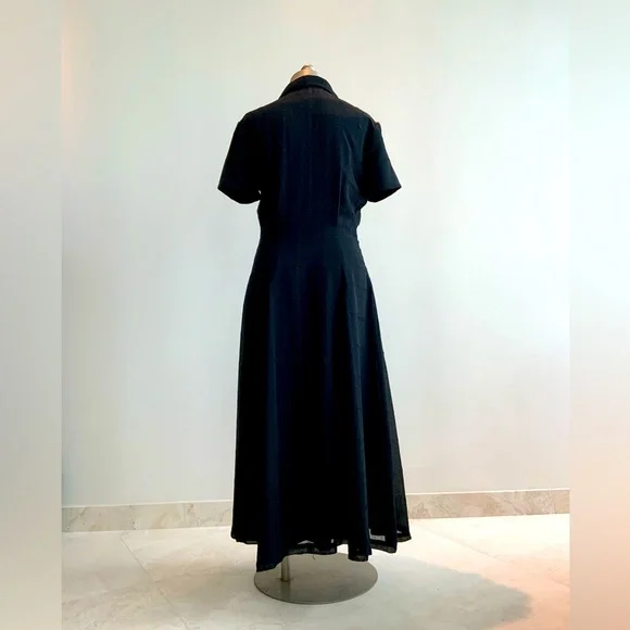 Pat Argento Little Black Dress Sz 10 - Picture 3 of 4